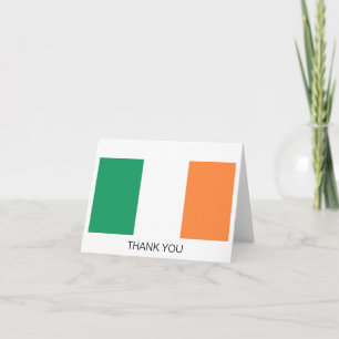 Irlandflagge Dankeskarte