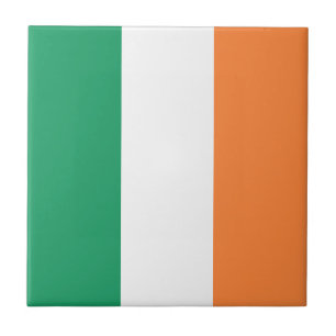 Irlandflagge Fliese