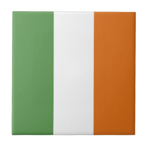 Irlandflagge Fliese