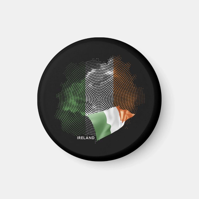 Irlandflagge Magnet (Vorne)