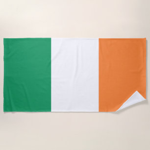 Irlandflagge Strandtuch