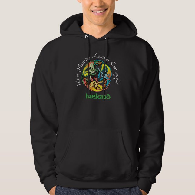 IrlandHoodie mit Provinzen Hoodie (Vorderseite)