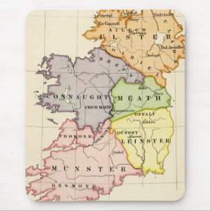Irlandkarte Mousepad