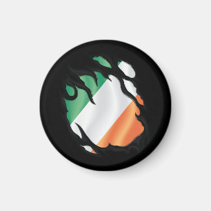 Irlands Rippfahne Magnet