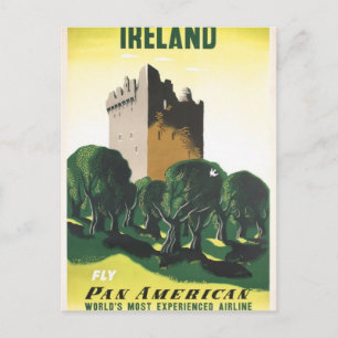 Irlands Vintage Poster of Castle von Kauffe 1953 Postkarte