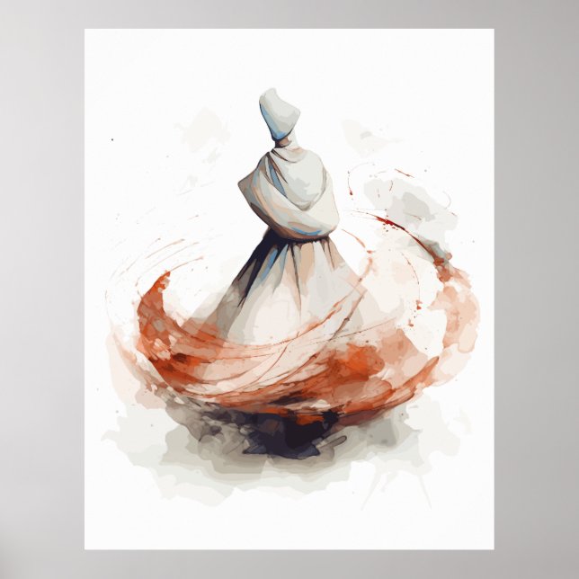 Irling Dervish Illustration Poster (Vorne)