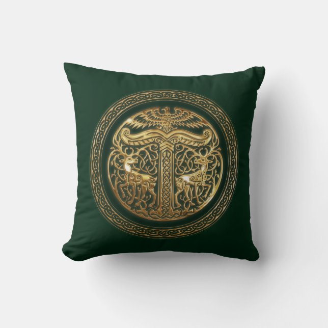 Irminsul Asatru Motiv Kissen (Vorderseite)