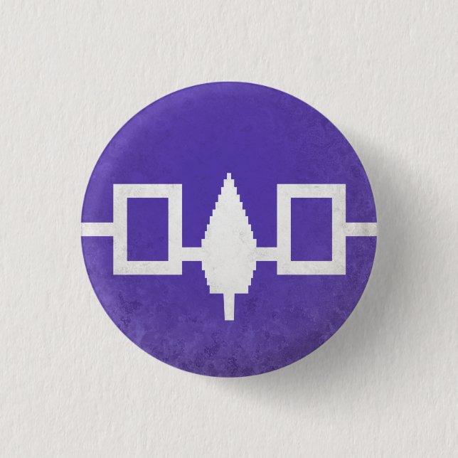 Irokesen Button (Vorderseite)