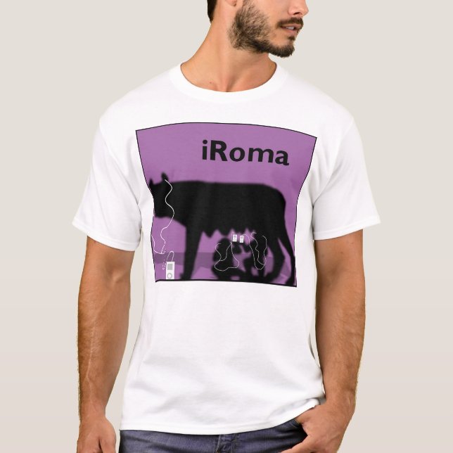iRoma (lila) T-Shirt (Vorderseite)