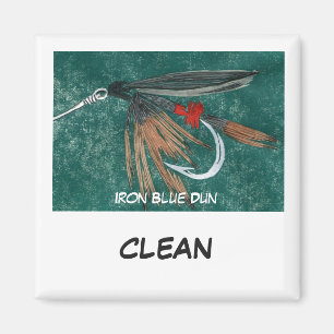 "Iron Blue Dun" Dish Washer Status Magnet