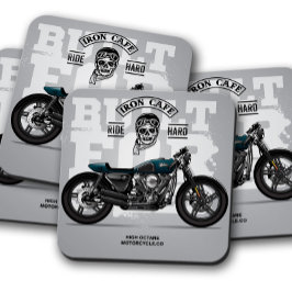Iron Cafe Motorrad Untersetzer | Motorrad-Unterset