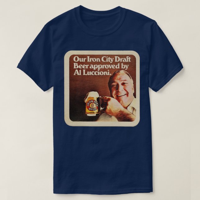 Iron City Beer Al Approved Retro Defunktional Brew T-Shirt (Design vorne)