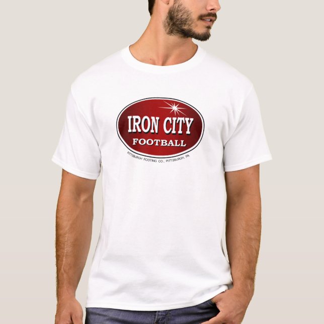 Iron City Pittsburgh Football T-Shirt (Vorderseite)