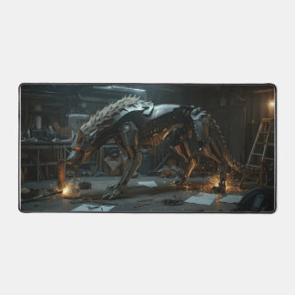 Iron Fang - Cyber Beast Gaming Mousepad Schreibtischunterlage