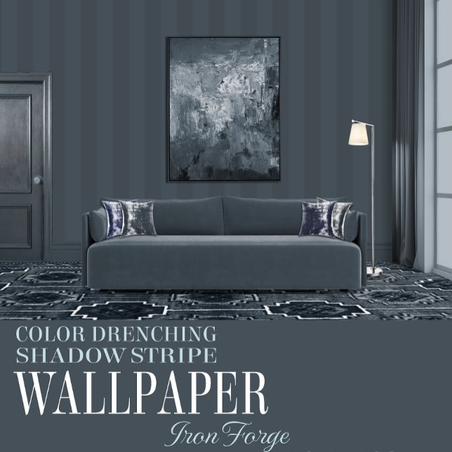 Iron Forge Six Inch Shadow Stripe Tapete (Von Creator hochgeladen)