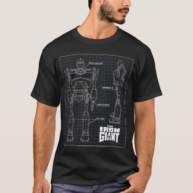 Iron Giant Schematic family T-Shirt (Vorderseite)