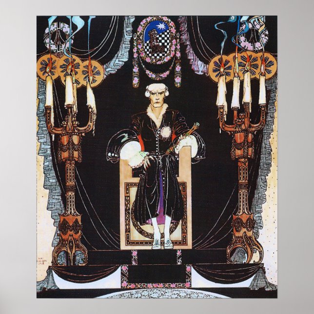 Iron King Illustration von Kay Nielsen Fine Art Poster (Vorne)