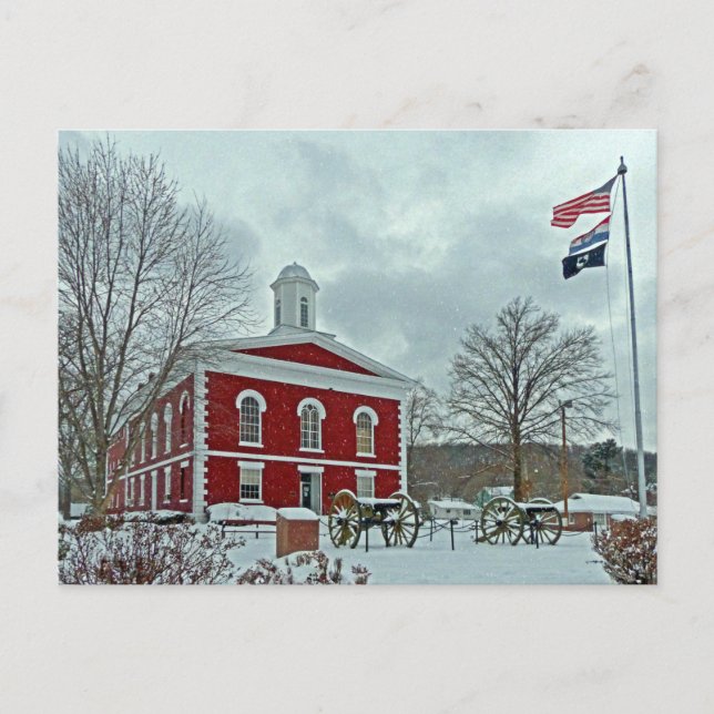 Iron Landkreis Courthouse Postkarte (Vorderseite)