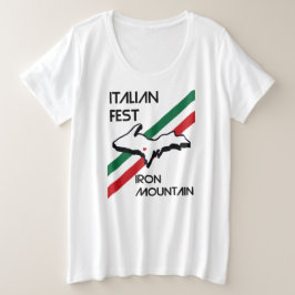 Iron Mountain Italian Fest plus la taille T-shirt