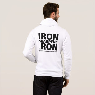 Iron Sharpens Fer Bella + Canvas Zip-Up Sweat - sh