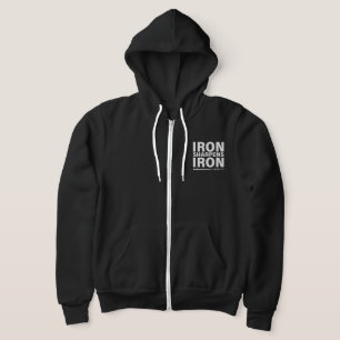 Iron Sharpens Fer Bella + Canvas Zip-Up Sweat - sh