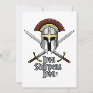 Iron Sharpens Iron Essential Christlich Inspiratio Einladung