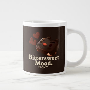 Iron T Bittersüße Stimmung: Dunkle Schokoladentort Jumbo-Tasse