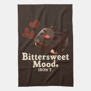 Iron T Bittersweet Stimmung: Dunkle Schokoladentor Geschirrtuch
