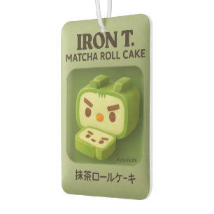 Iron T. Matcha-Roulade: Japanische Snack-Kunst Air Autolufterfrischer