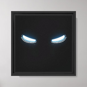 Iron Tech Held – Epische futuristische Rüstungslei Leinwanddruck