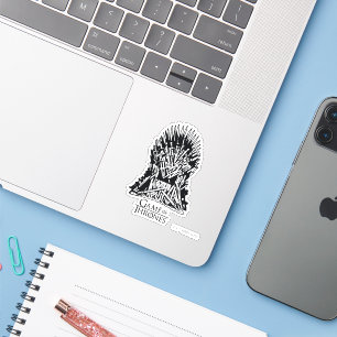 Iron Throne Icon Aufkleber