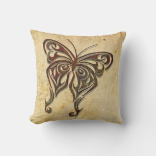 Iron Tribal Butterfly Kissen