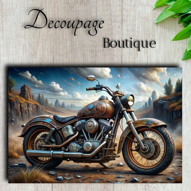 Iron Wanderer Seidenpapier (Iron Wanderer Decoupage Tissue Paper                    )