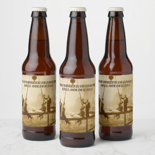 Iron Worker Headache Ball Homebrew anpassen Bierflaschenetikett