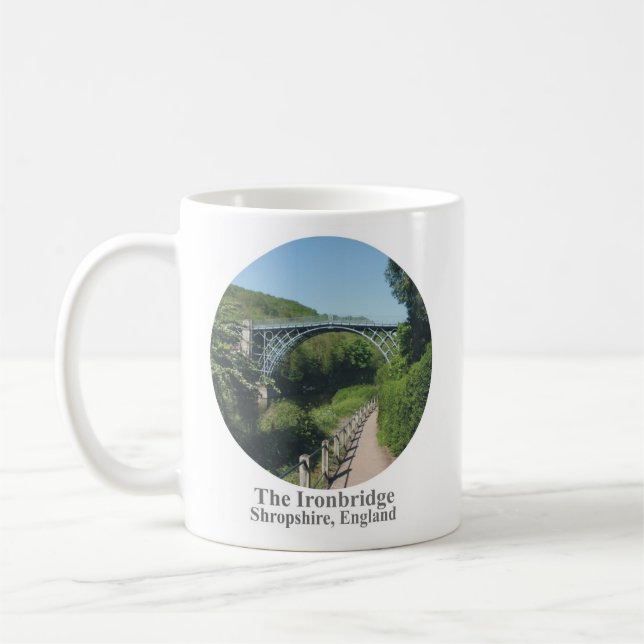 Ironbridge England Kaffeetasse (Links)