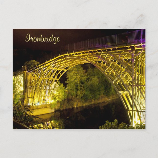 Ironbridge, Lights Postkarte (Vorderseite)