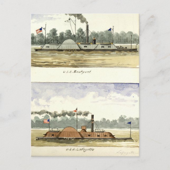 Ironclads Postkarte (Vorderseite)