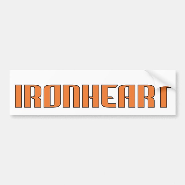 Ironheart Autoaufkleber (Vorne)
