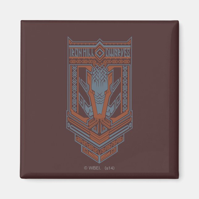 Ironhilen-Schildkröten-Symbol Magnet (Vorne)