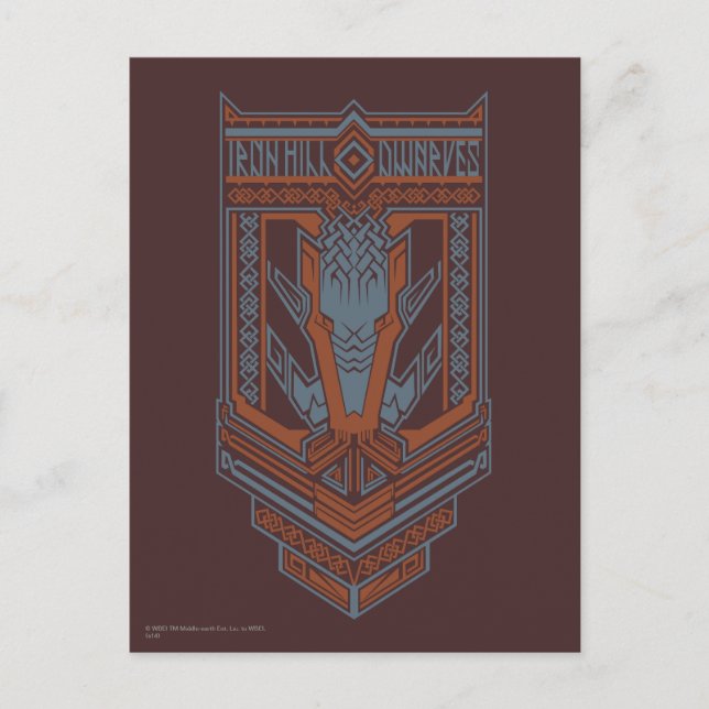 Ironhilen-Schildkröten-Symbol Postkarte (Vorderseite)