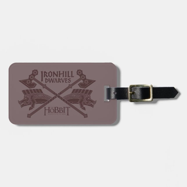 Ironhill-Zwerge-Movie-Symbol Gepäckanhänger (Vorderseite horizontal)