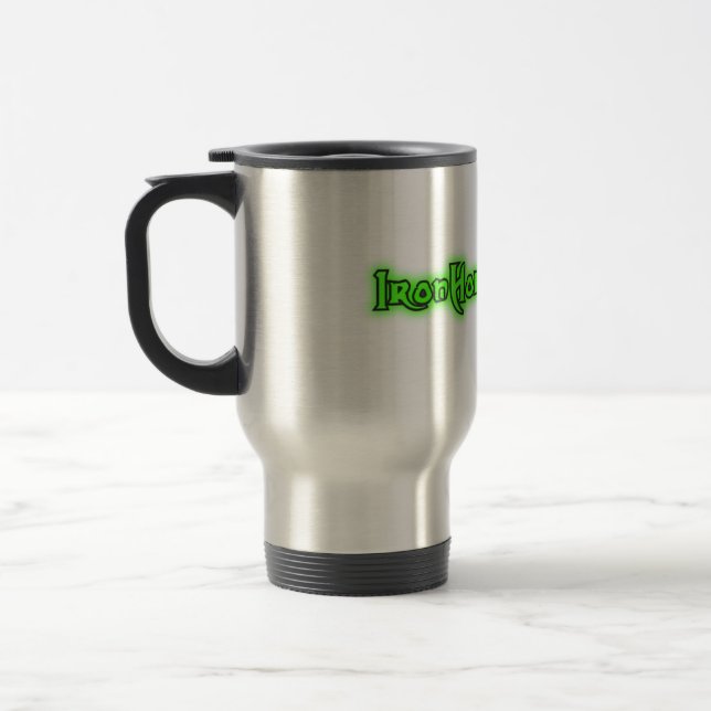 IronHorse Radio Travel Mug. Reisebecher (Links)