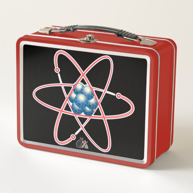 Ironic Atomic Metall Brotdose (Vorderseite)