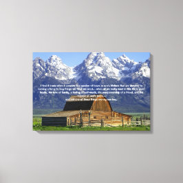 Ironien des Lebens Inspiration Leinwanddruck