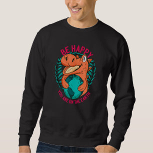 Ironische Erklärung zum Klimawandel durch ein Dino Sweatshirt