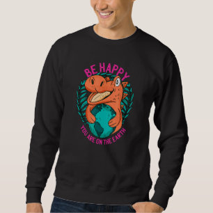 Ironische Erklärung zum Klimawandel durch ein Dino Sweatshirt