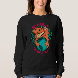 Ironische Erklärung zum Klimawandel durch ein Dino Sweatshirt