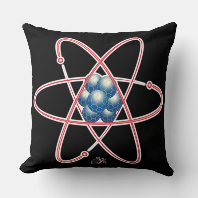 Ironisches Atomkissen Kissen (Vorderseite)