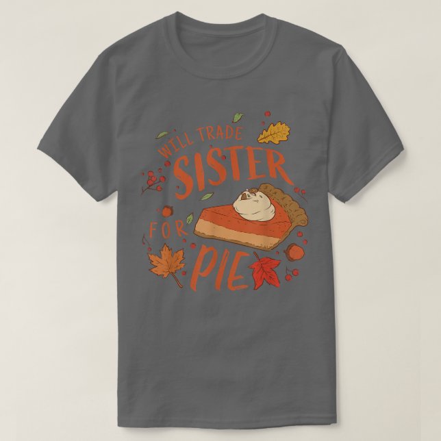 Ironisches Geschwistern wird Handelsisterin für Pi T-Shirt (Design vorne)