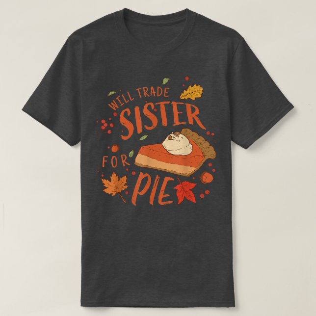 Ironisches Geschwistern wird Handelsisterin für Pi T-Shirt (Design vorne)